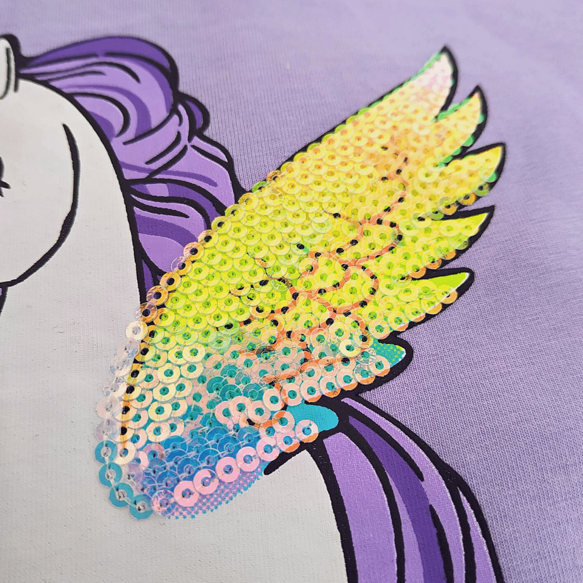 Dívčí triko tunika UNICORN K prodloužené, fialová, vel. 134 - 164