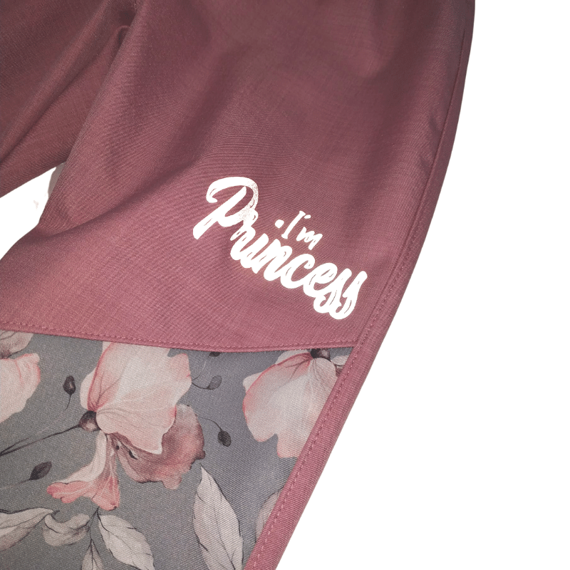 Dívčí jarní softshellové kalhoty - růžové / ....I´m Princess